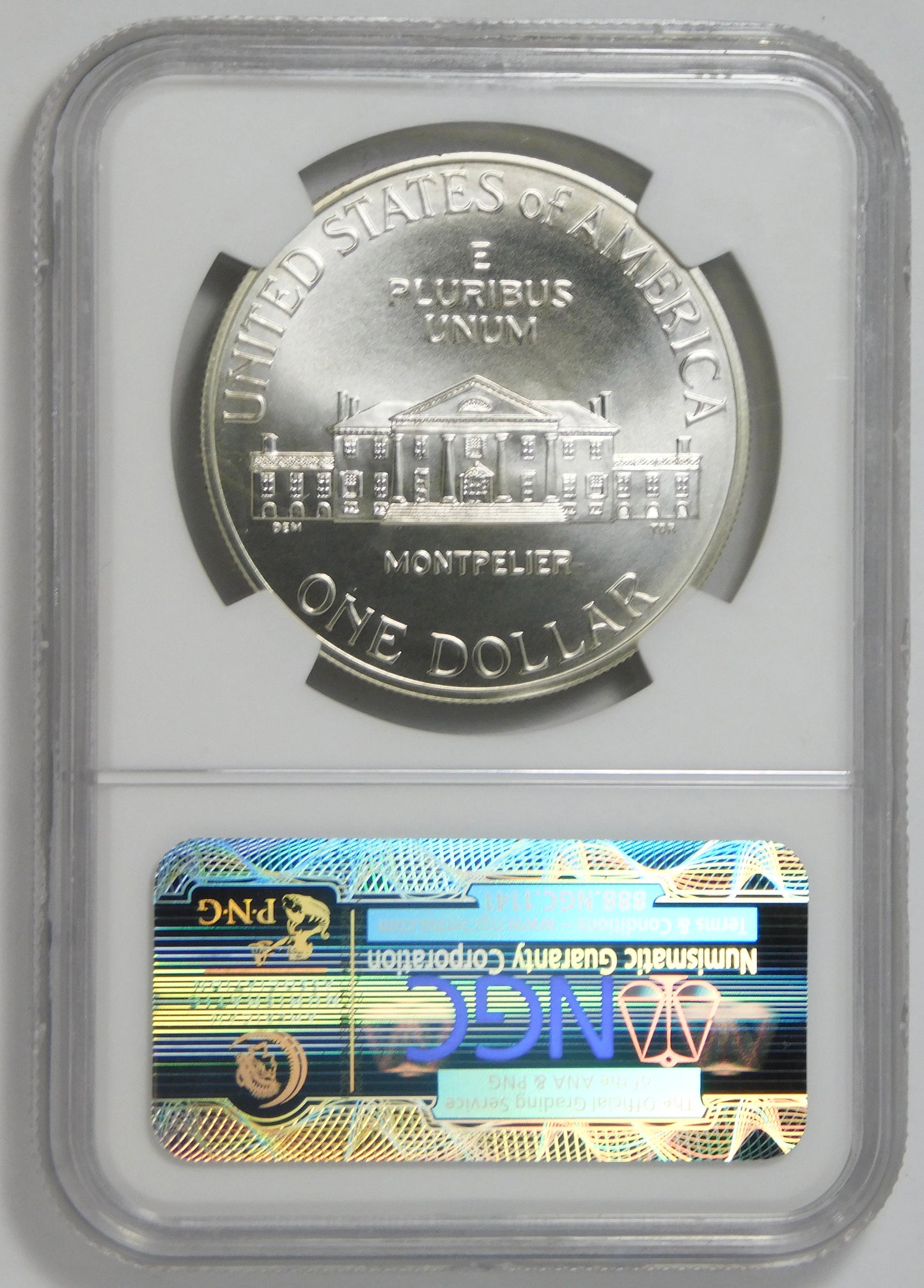 1993-D Commemorative James Madison Dollar TOP GRADE! NGC MS70
