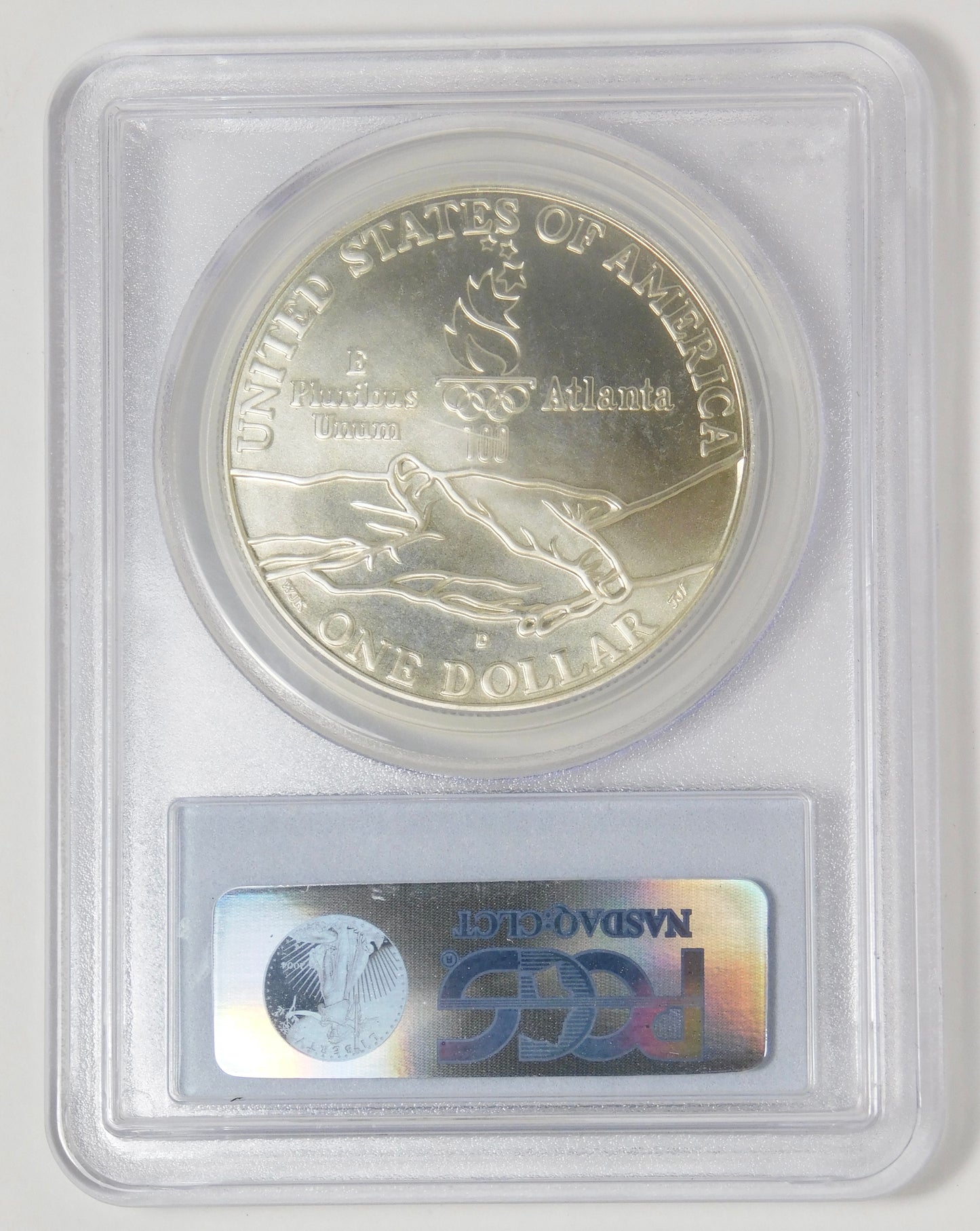 1995-D Commemorative Paralympic "Blind Runner" Silver Dollar PCGS MS-70