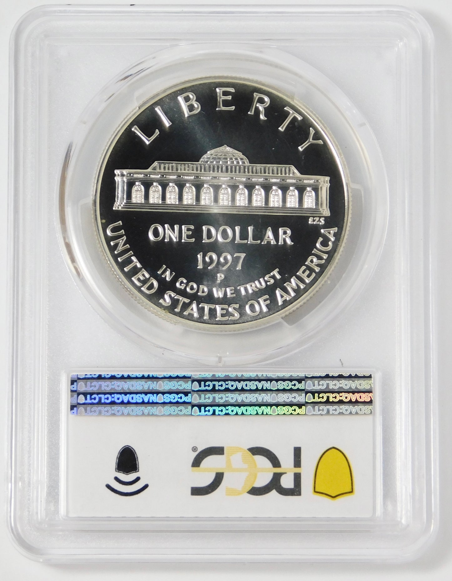 1997-P Commemorative "Botanic Garden" Silver Dollar TOP GRADE! PCGS PR70 DCAM