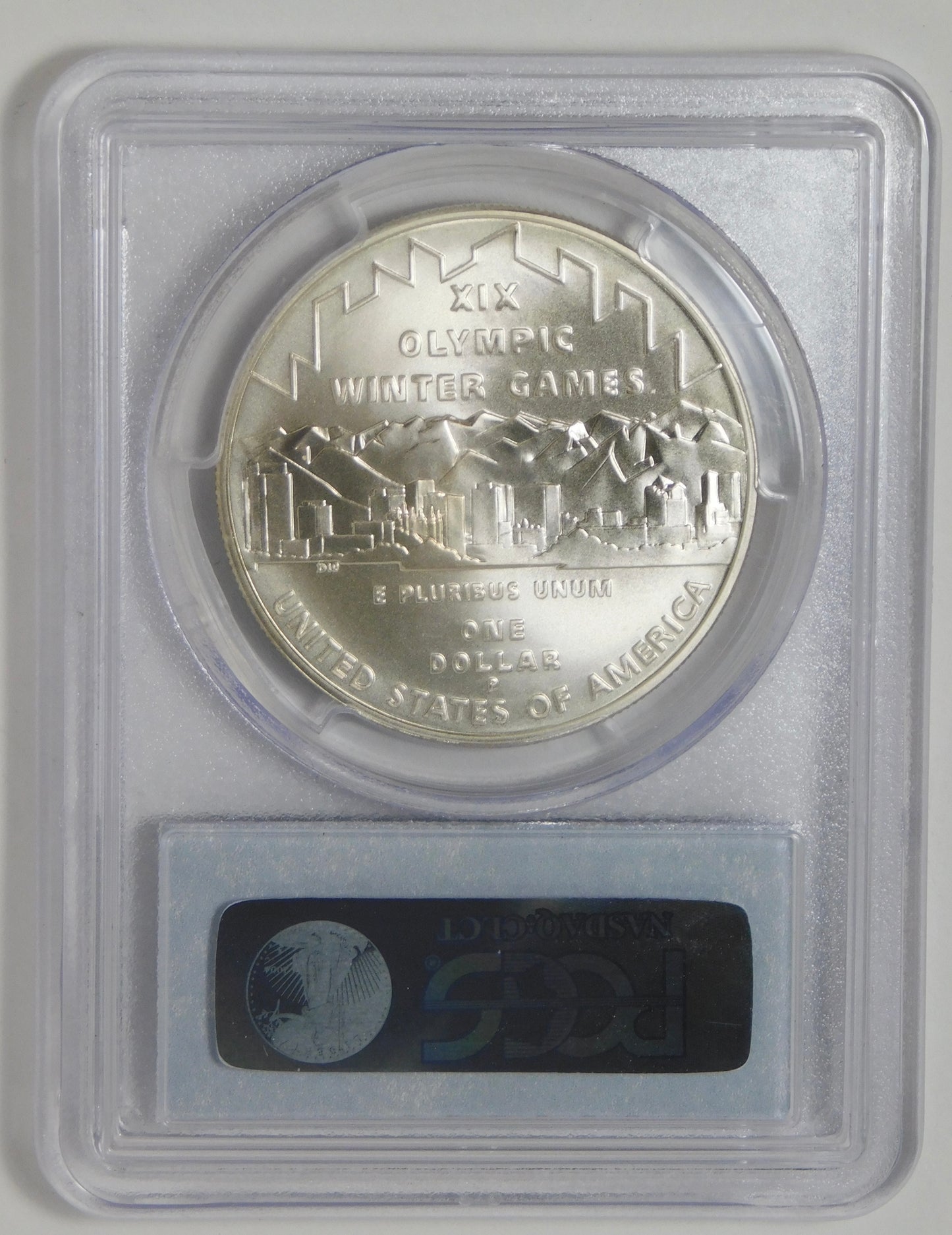 2002 P Commemorative Olympics "Salt Lake City" Silver Dollar PCGS MS70
