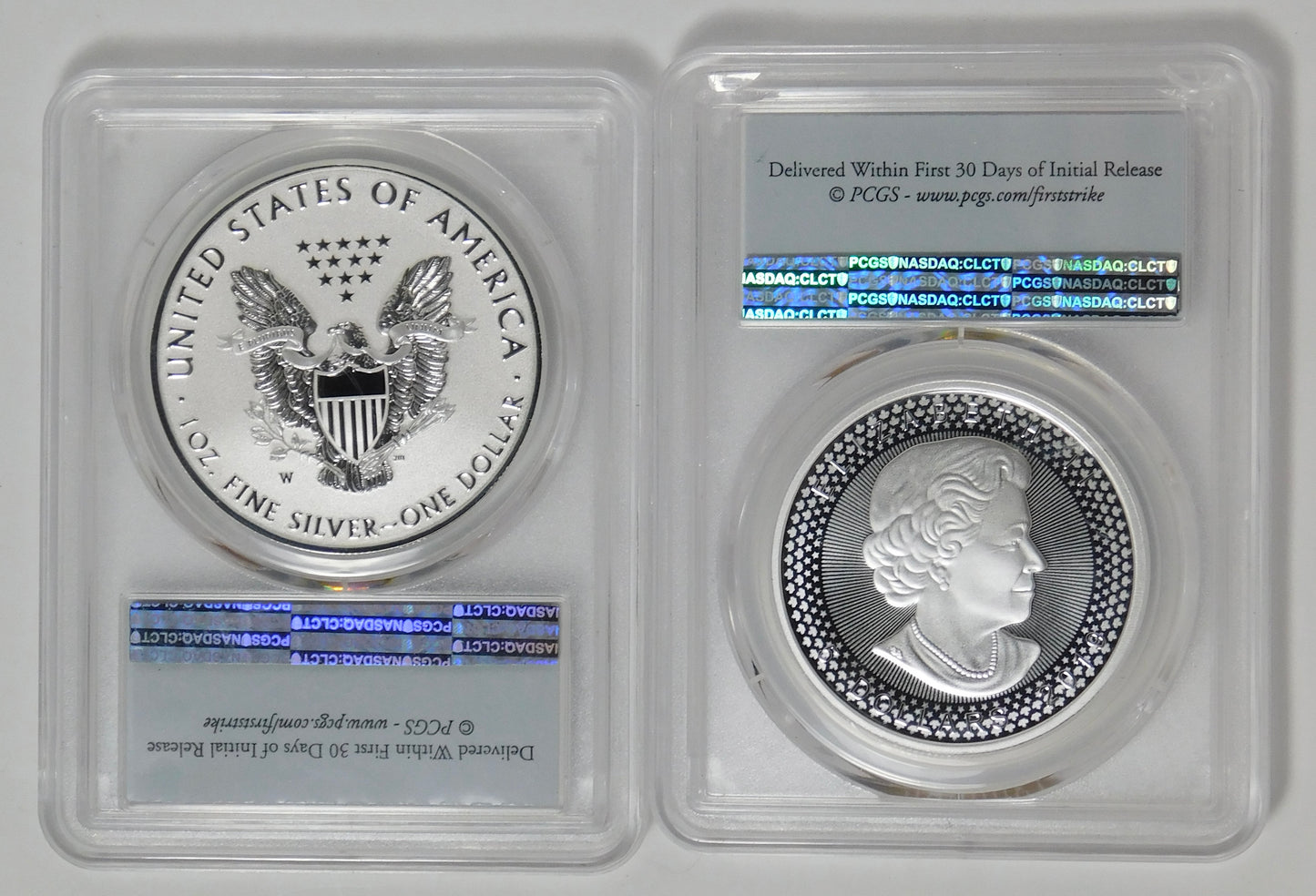 2019 PRIDE OF TWO NATIONS 2 Coin Set Enhanced Rev Proof 70 Rare!