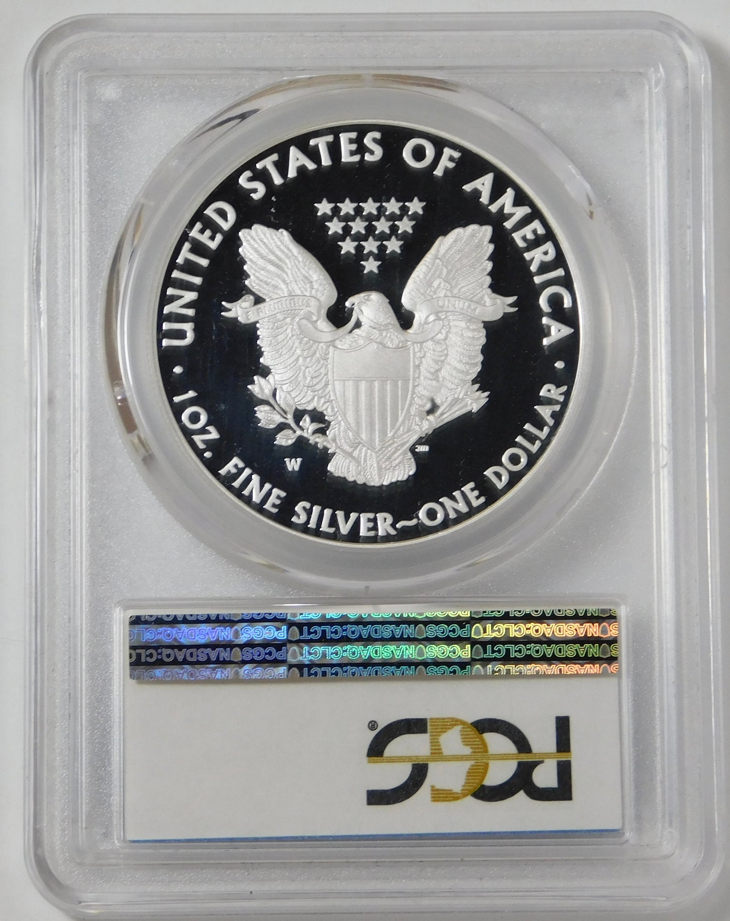 2008 W American Eagle Silver Dollar Top Grade! PCGS PR70 DCAM