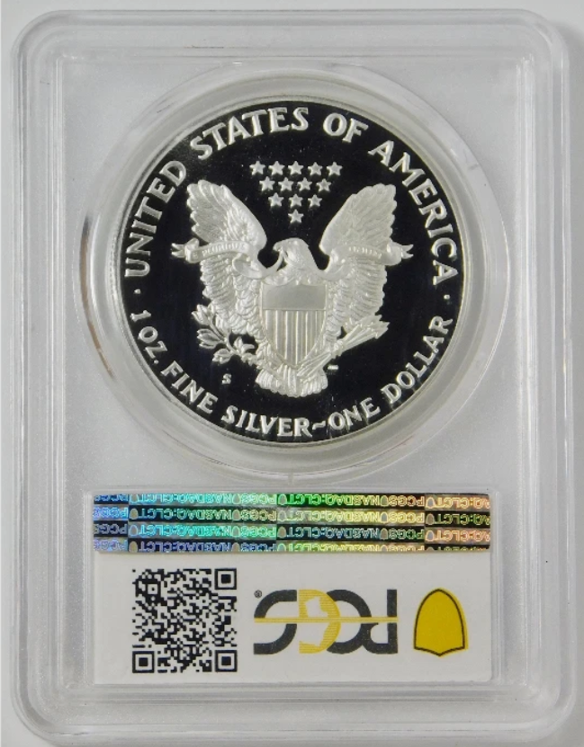 1990-S American Silver Proof Eagle Top Grade! PCGS PR70 DCAM
