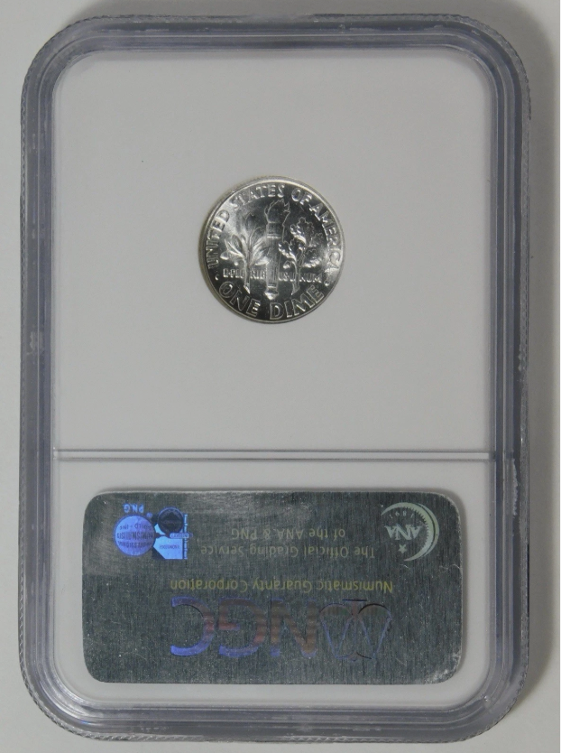 1962 Silver Roosevelt Dime HIGH GRADE! NGC Mint State 67 FT (Full Torch)