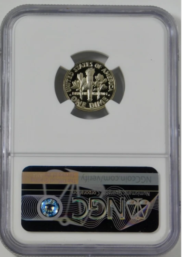 1981-S Roosevelt Dime Type 1 TOP GRADE! NGC Gem Proof 70 Ultra Cameo