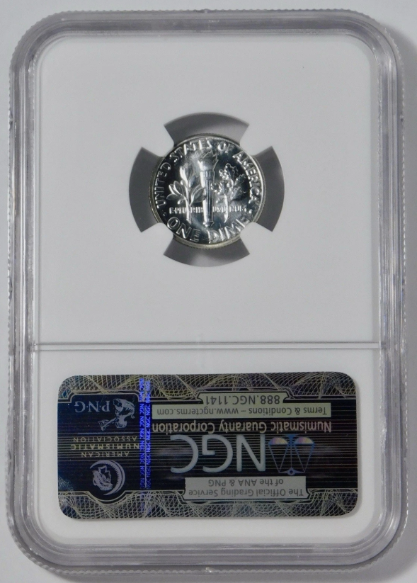 1954 Silver Roosevelt Dime HIGH GRADE! NGC Gem Proof 68