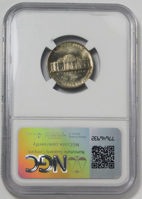 1959 Jefferson Nickel High Grade - Low Pop! NGC MS-66 5FS