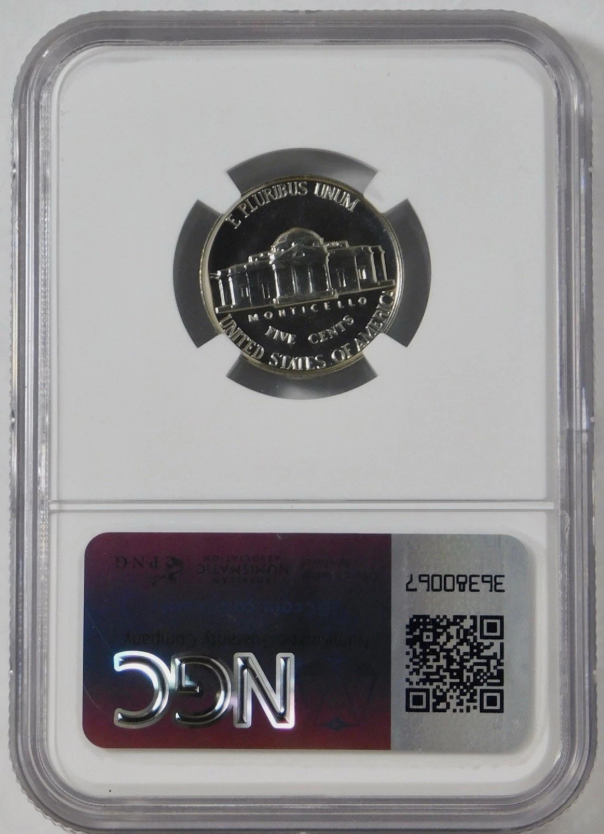 1956 Jefferson Nickel BIG GRADE NGC Gem Proof 69