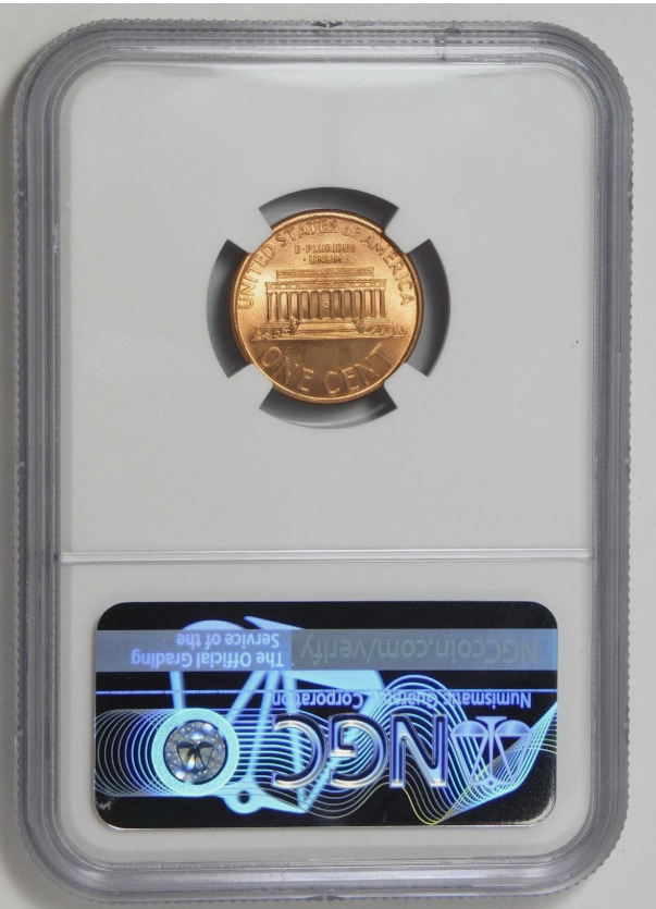 1993-D Lincoln Cent BIG GRADE! RARE MS-69 RD Low Pop.