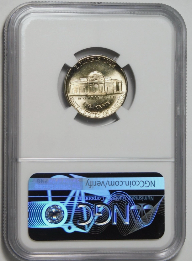 1996-P Jefferson Nickel LOW POP! NGC MS-66 6FS