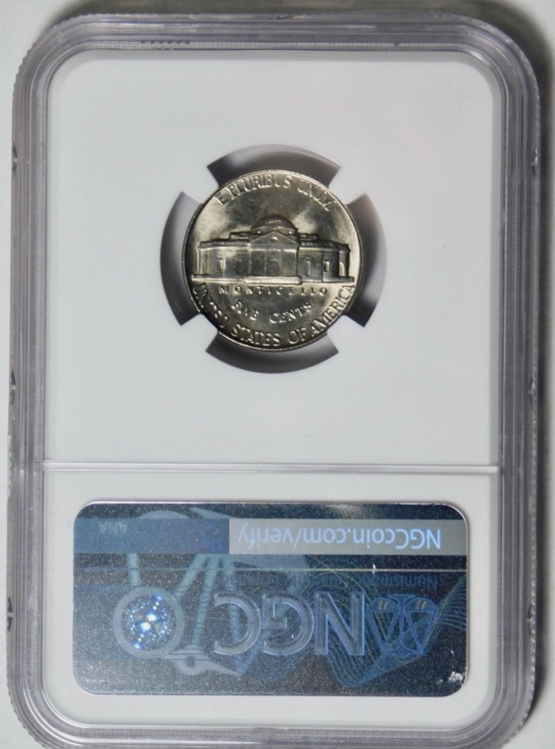 1956 Jefferson Nickel. NGC Mint State 66