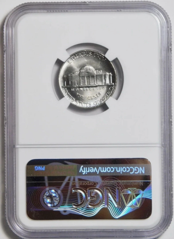 1990 D Jefferson Nickel. HIGH GRADE! Mint State 66 5 FULL STEPS