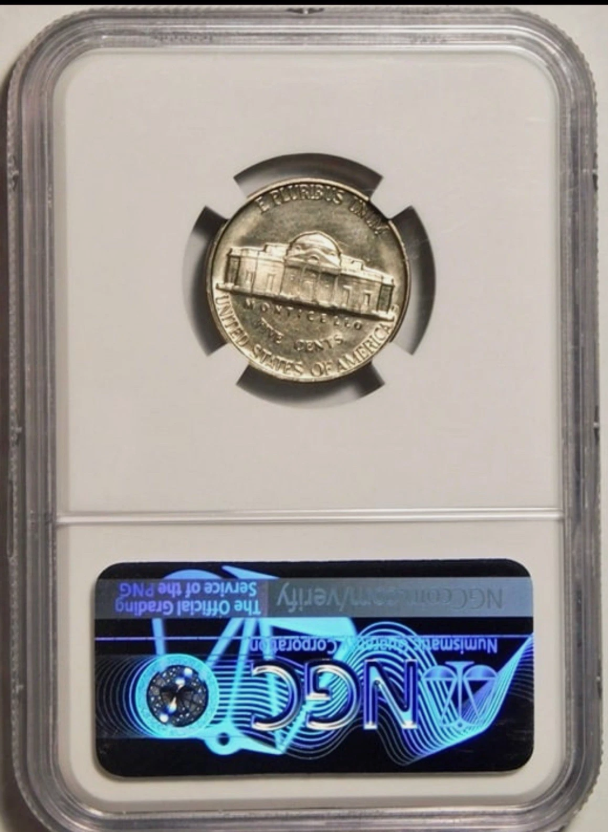 1960-D Jefferson Nickel Very Low Pop! NGC Mint State 66