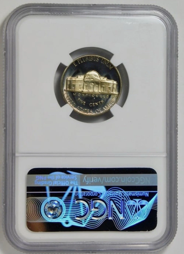 1967 SMS Jefferson Nickel High Grade! NGC Mint State 67 CAMEO