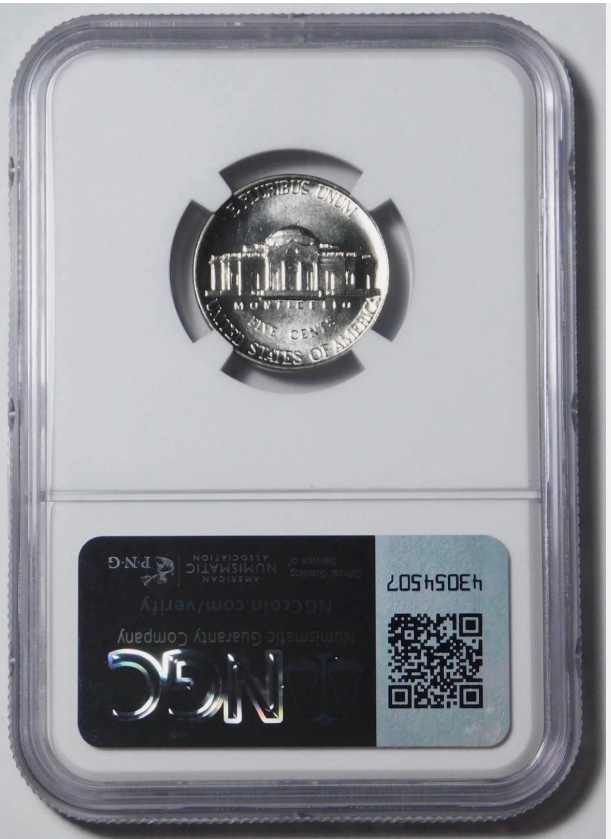 1990 P Jefferson Nickel FULL STEPS Low Pop. NGC MS-66 5FS