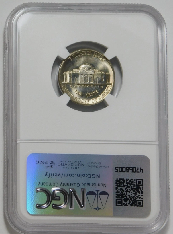 1987-P Jefferson Nickel NGC MS-66 5FS (5 FULL STEPS)