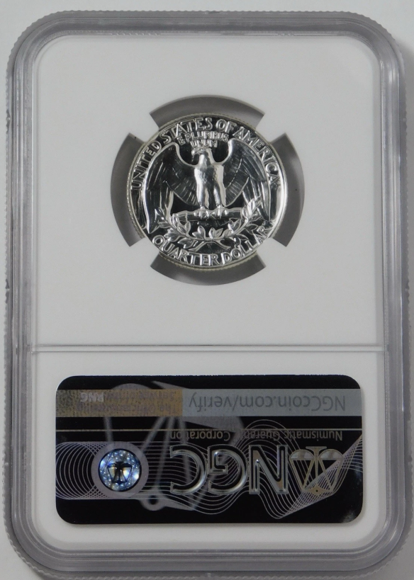 1958 Silver Washington Quarter BIG GRADE! NGC Proof 69