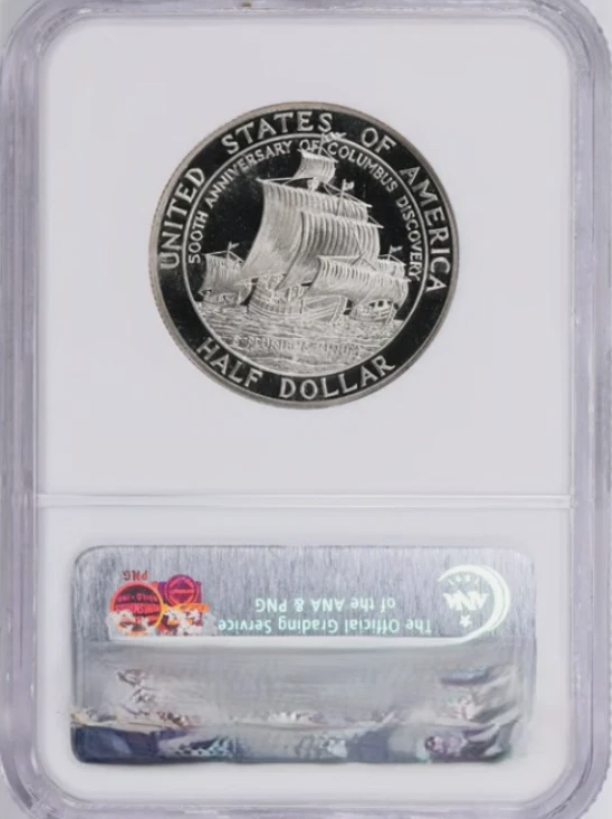 1992-S Columbus Quincentenary Half Dollar TOP GRADE! NGC PF-70 UC