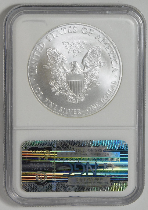 2010 American Silver Eagle Top Grade! NGC MS 70