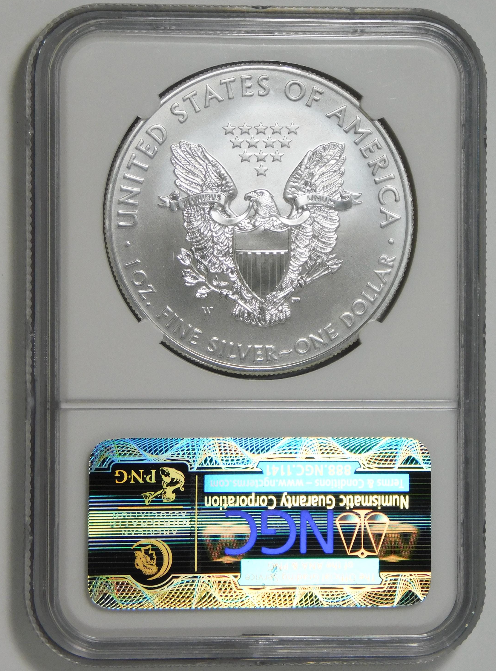 2011-W Burnished American Silver Eagle Top Grade! NGC MS70
