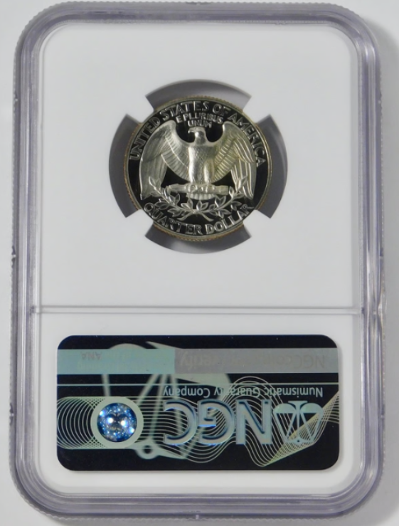 1989-S Washington Quarter "PERFECTION" Gem Proof 70 UC