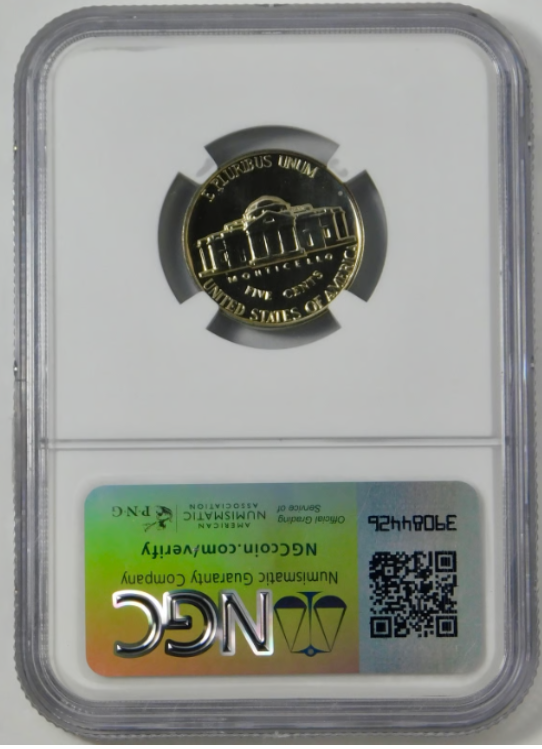 1962 Jefferson Nickel NGC Gem Proof 68 Jefferson Portrait Label