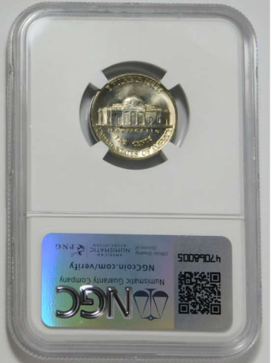 1987-P Jefferson Nickel NGC MS-66 5FS (5 FULL STEPS)