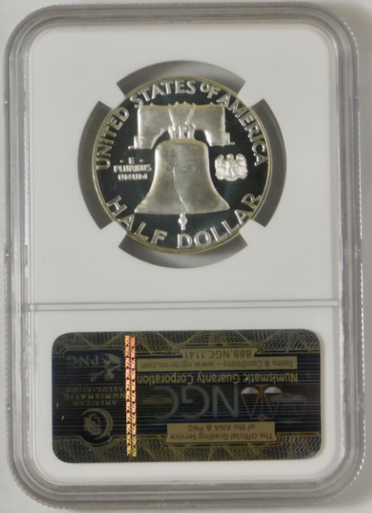1962 Silver Franklin Half Dollar HIGH GRADE! NGC Gem Proof 68