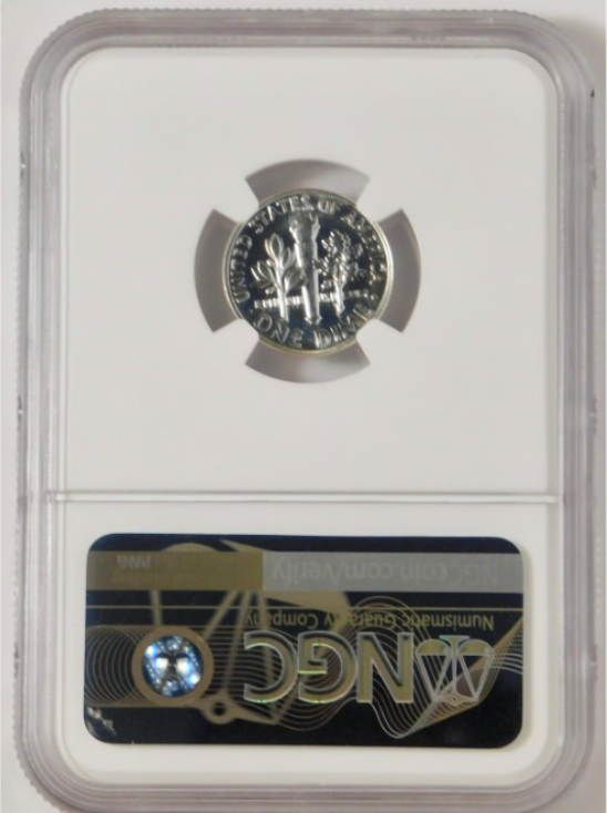 1953 Silver Roosevelt Dime NGC Gem Proof 67