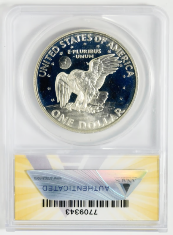 1971-S Eisenhower Ike Silver Dollar High Grade! ANACS Proof 69 DCAM