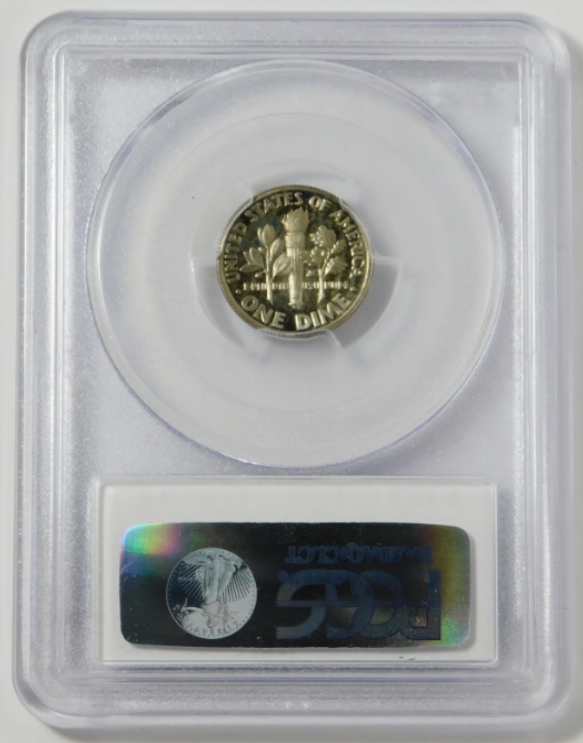 1987-S Roosevelt Dime TOP GRADE! PCGSGem Proof 70 DCAM