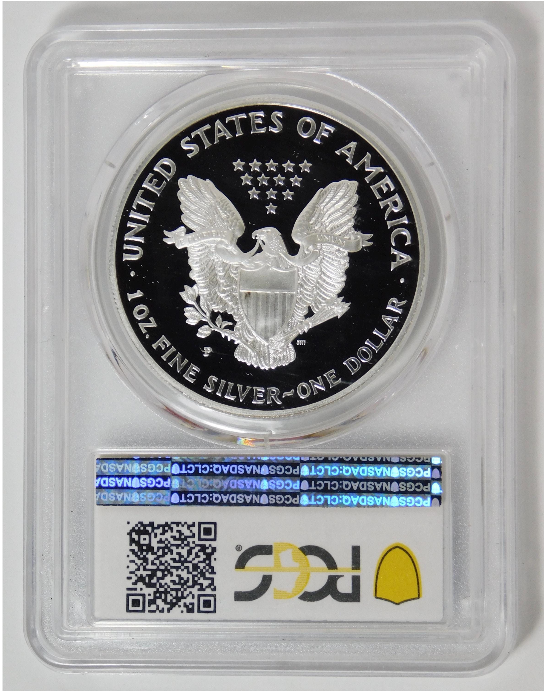 1995-P American Silver Eagle TOP GRADE! PCGS PR-70DCAM Blue Label