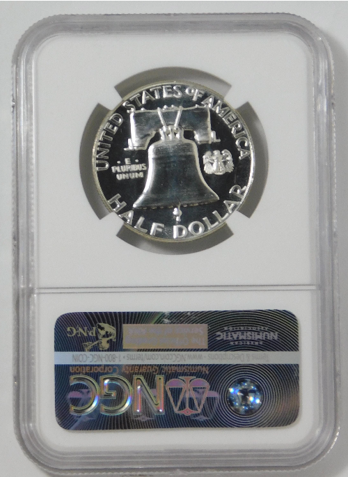 1956 Silver Franklin Half Dollar Type 2 NGC Proof-67