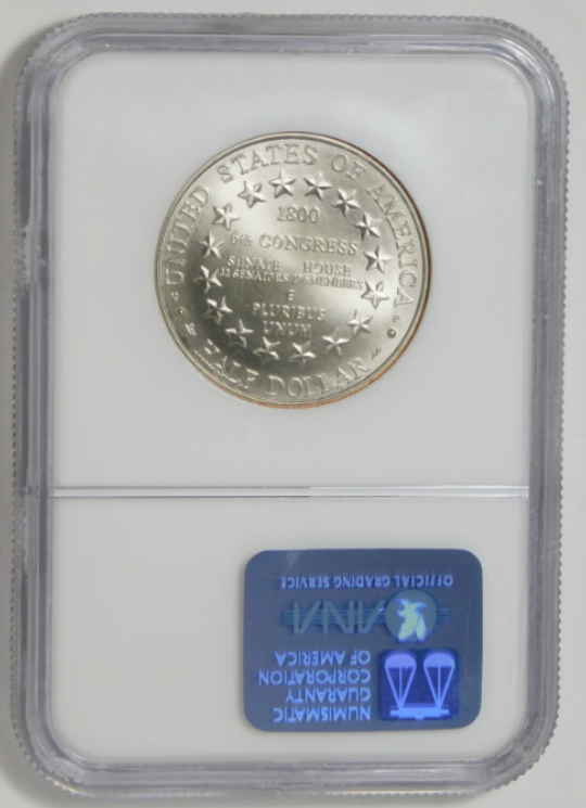 2001 P Commemorative "Capitol Visitor Center" Half Dollar NGC MS-70