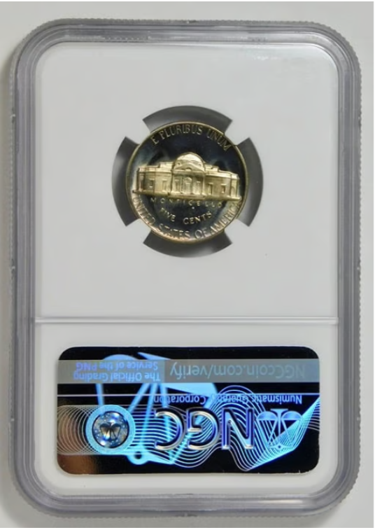 1967 SMS Jefferson Nickel NGC Mint State 67 CAMEO