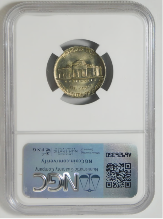 1977 Jefferson Nickel HIGH GRADE! LOW POP! NGC Mint State 67