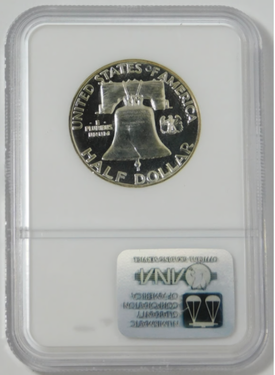 1955 Franklin Silver Half Dollar NGC Proof 67 CAMEO
