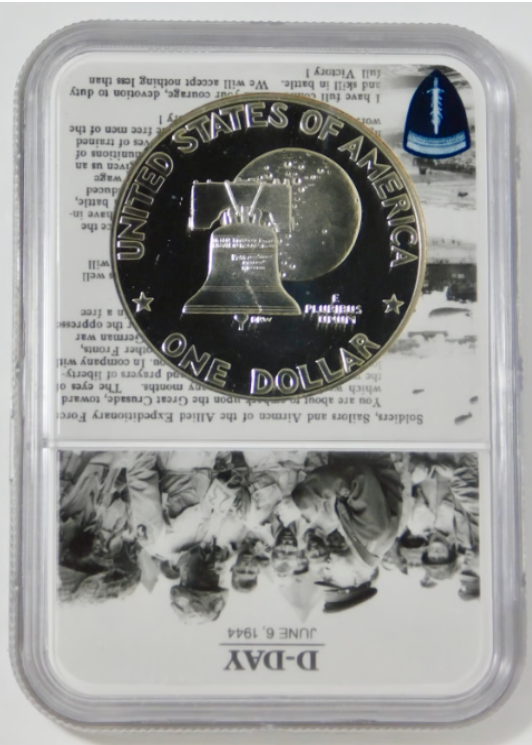 1976-S Eisenhower "Bicentennial" Dollar Type 2 NGC Proof-69 CAMEO