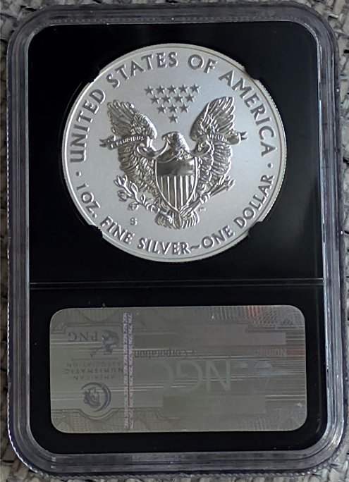 2012-S American Silver Eagle "Reverse Proof" Early Releases NGC PF-70
