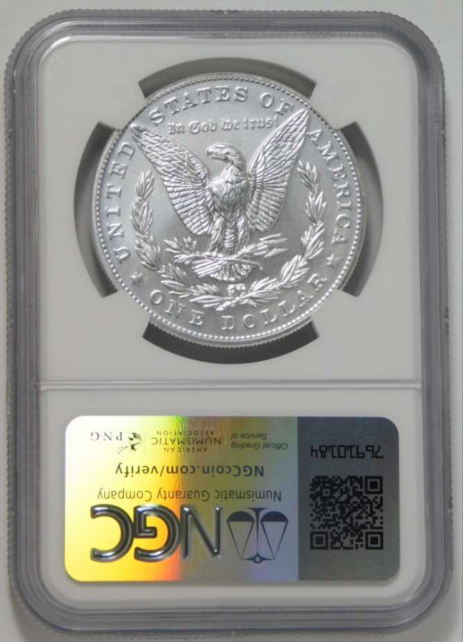 2023 Morgan Silver Dollar Early Releases NGC MS-70 (David J. Ryder Signed Label)