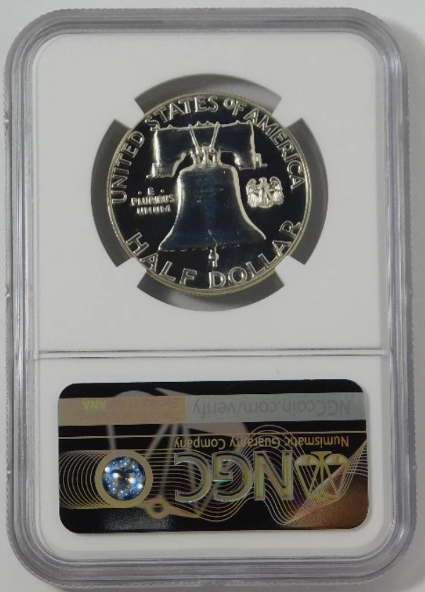 1958 Franklin Silver Half Dollar "High Grade" NGC Proof 68