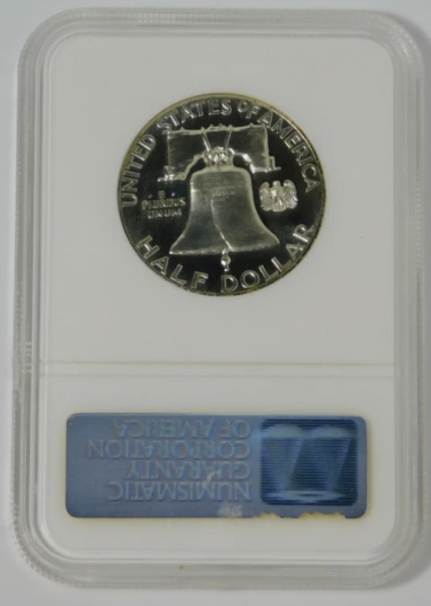 1960 Silver Franklin Half Dollar NGC Proof-67 CAMEO