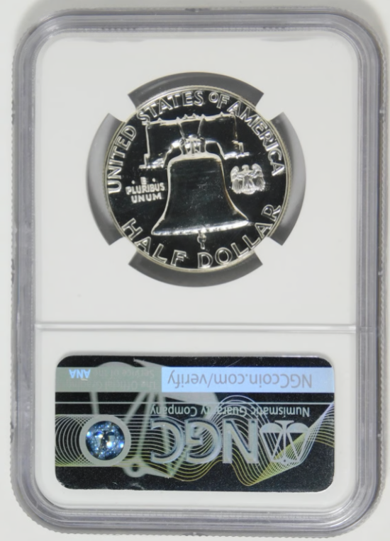 1957 Silver Franklin Half Dollar BIG GRADE!! Gem Proof 69