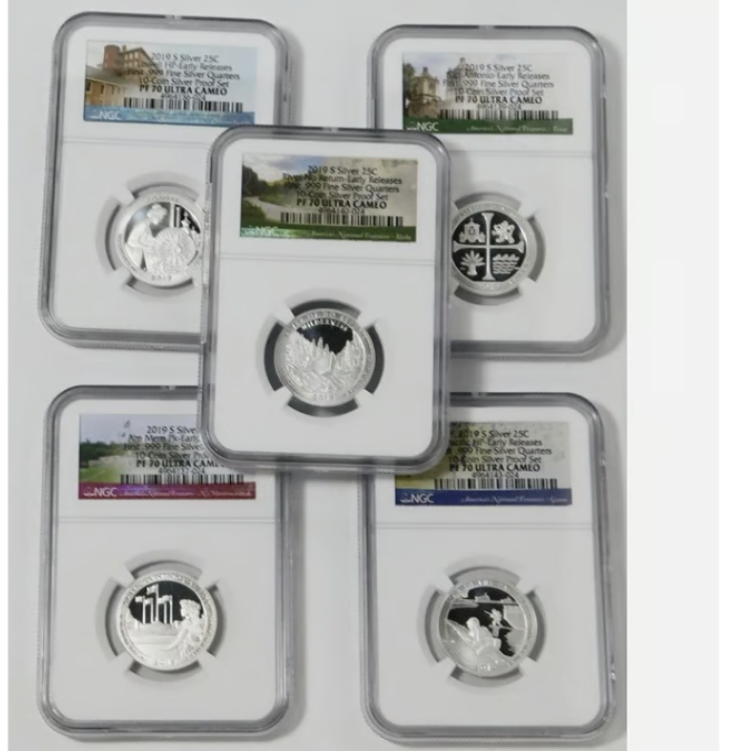 Washington Quarter Coin, Front and Back