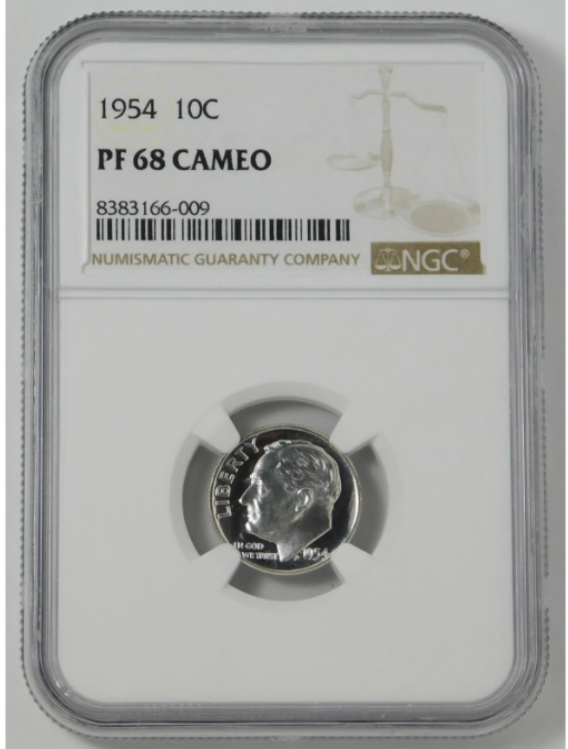 Roosevelt Dime Coin, Reverse and Obverse