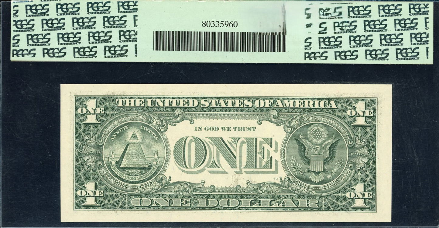 2006 $1 Federal Reserve Note "Very Low Serial #" (522) PCGS Gem New 65PPQ