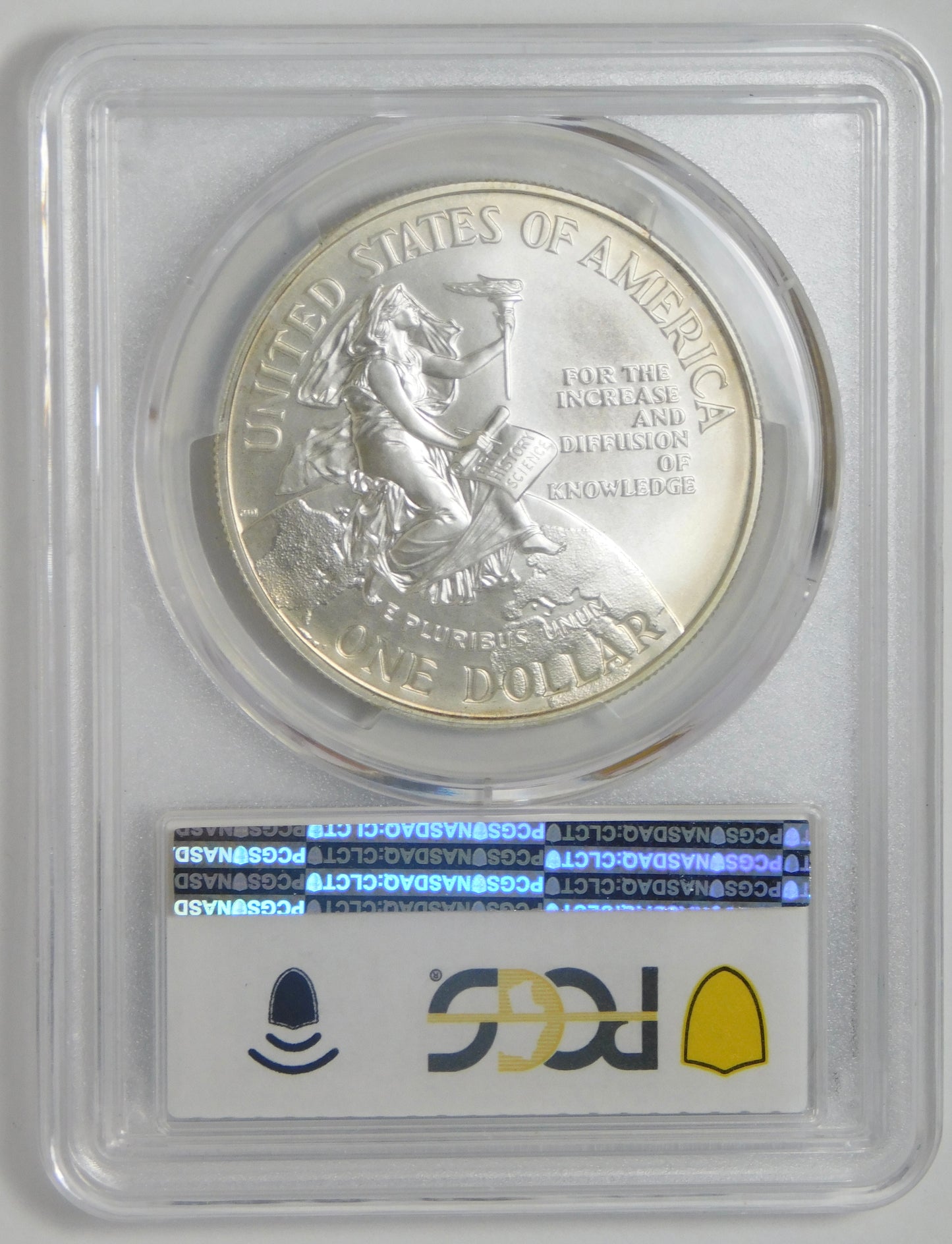1996-D Commemorative "Smithsonian" Silver Dollar TOP GRADE! PCGS MS-70