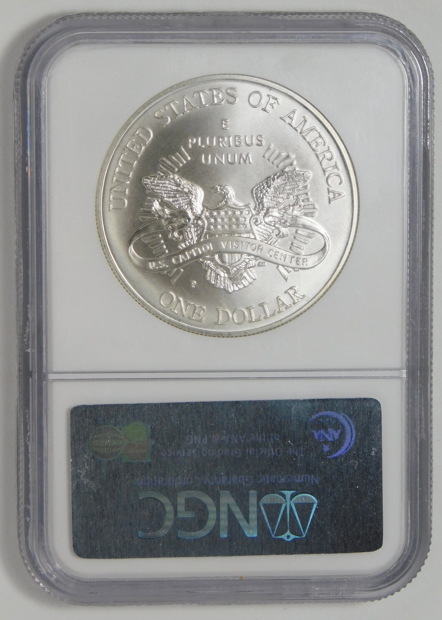 2001-P Commemorative "Capitol Visitor Center" Silver Dollar NGC MS-70