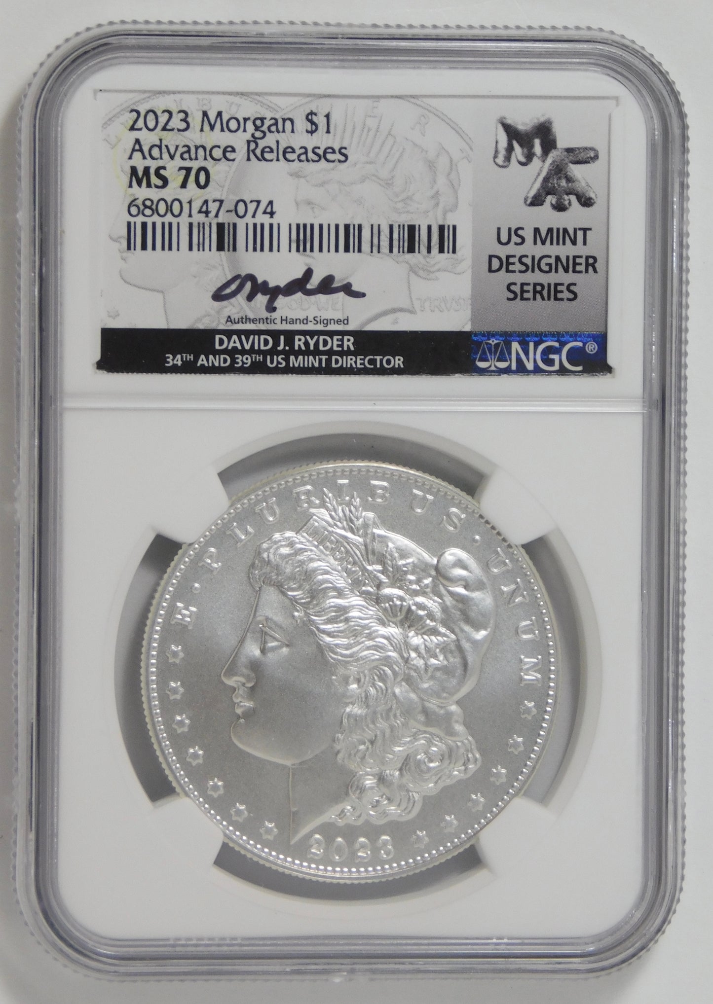2023 Morgan Silver Dollar ADVANCE RELEASES! Top Grade! NGC MS-70