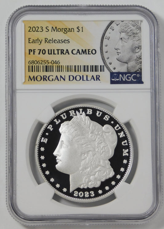 2023 S Morgan Silver Dollar TOP GRADE! NGC PF-70 Ultra Cameo
